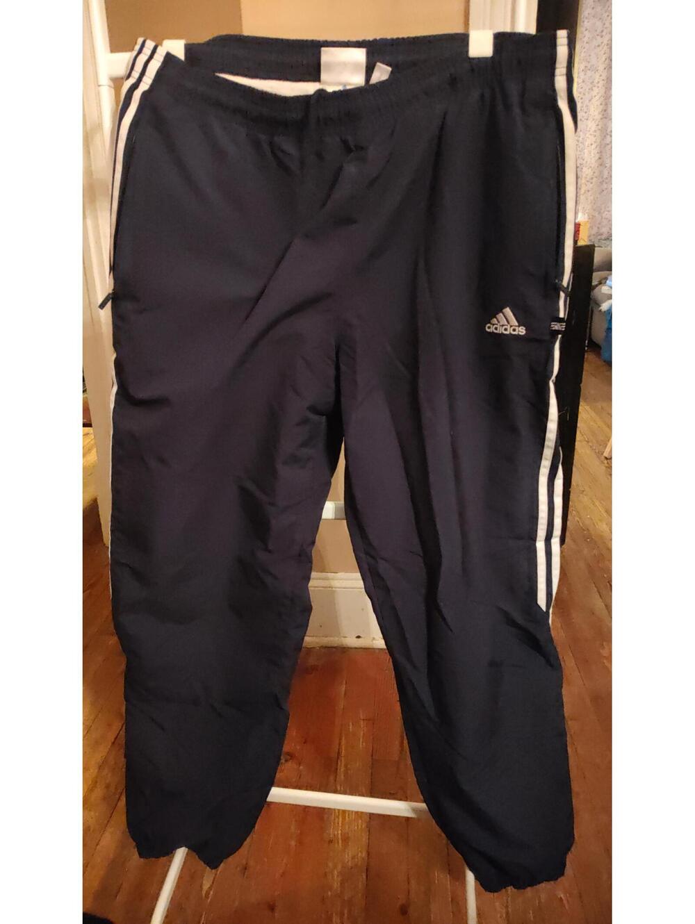 Vintage - adidas - training Pants - side zip - size 38" Mens